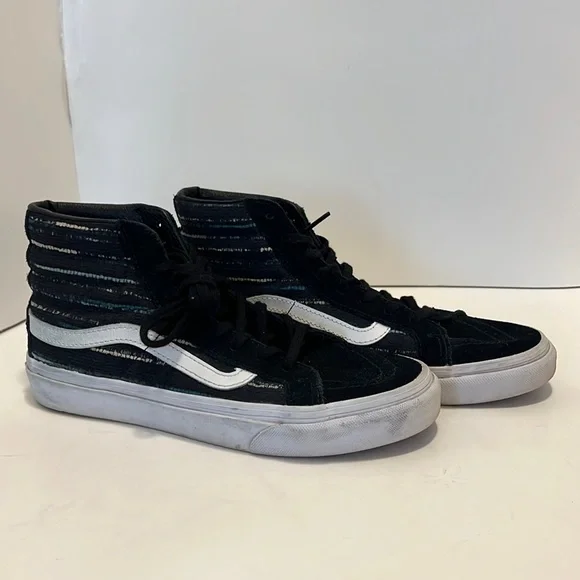 Vans Shoes Vans Sk8hi Slim Italian Weave Skate Shoes W7 M55 - Main Image